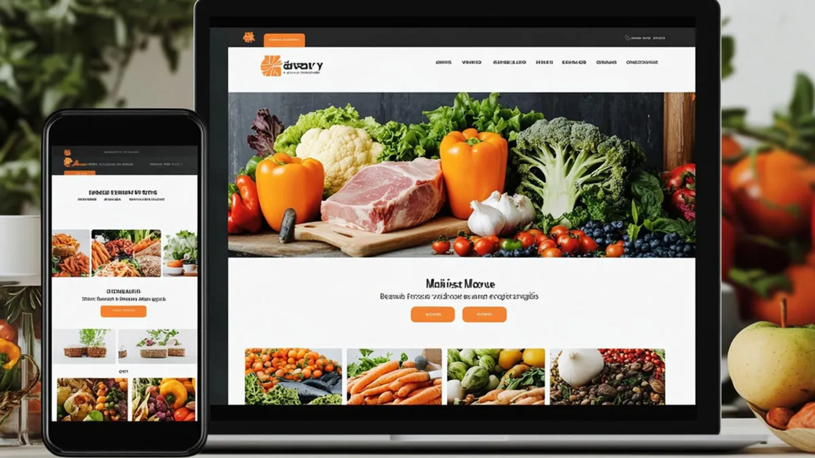 طراحی سایت در اصفهان مواد غذایی