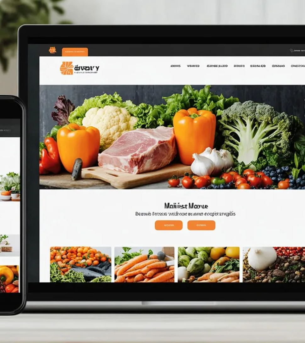 طراحی سایت در اصفهان مواد غذایی